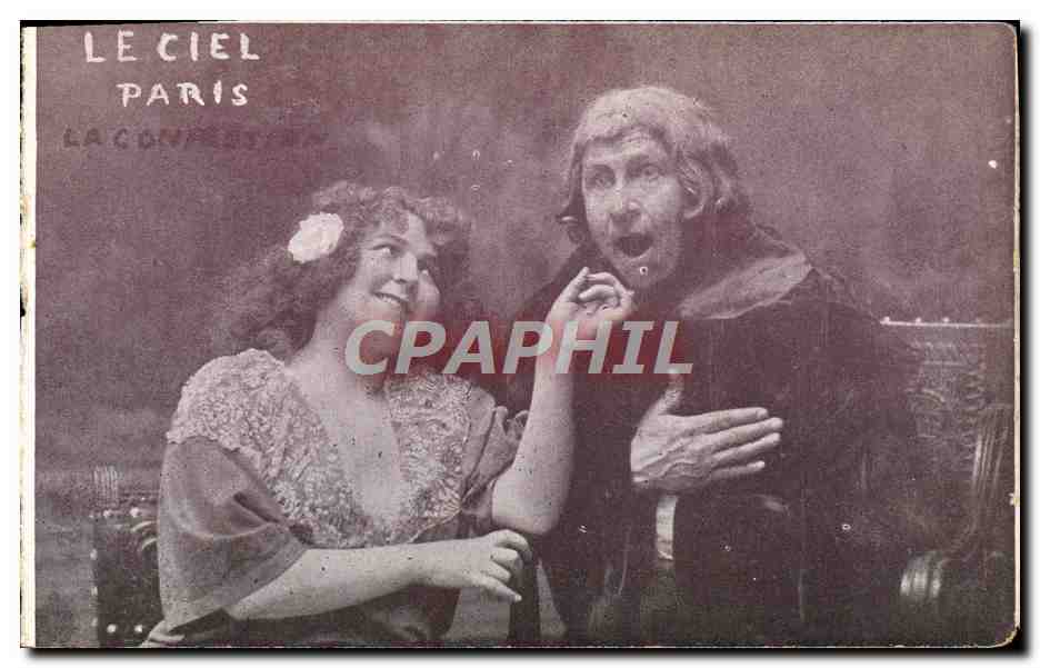CPA Theatre Paris Montmartre Le Ciel La Confession