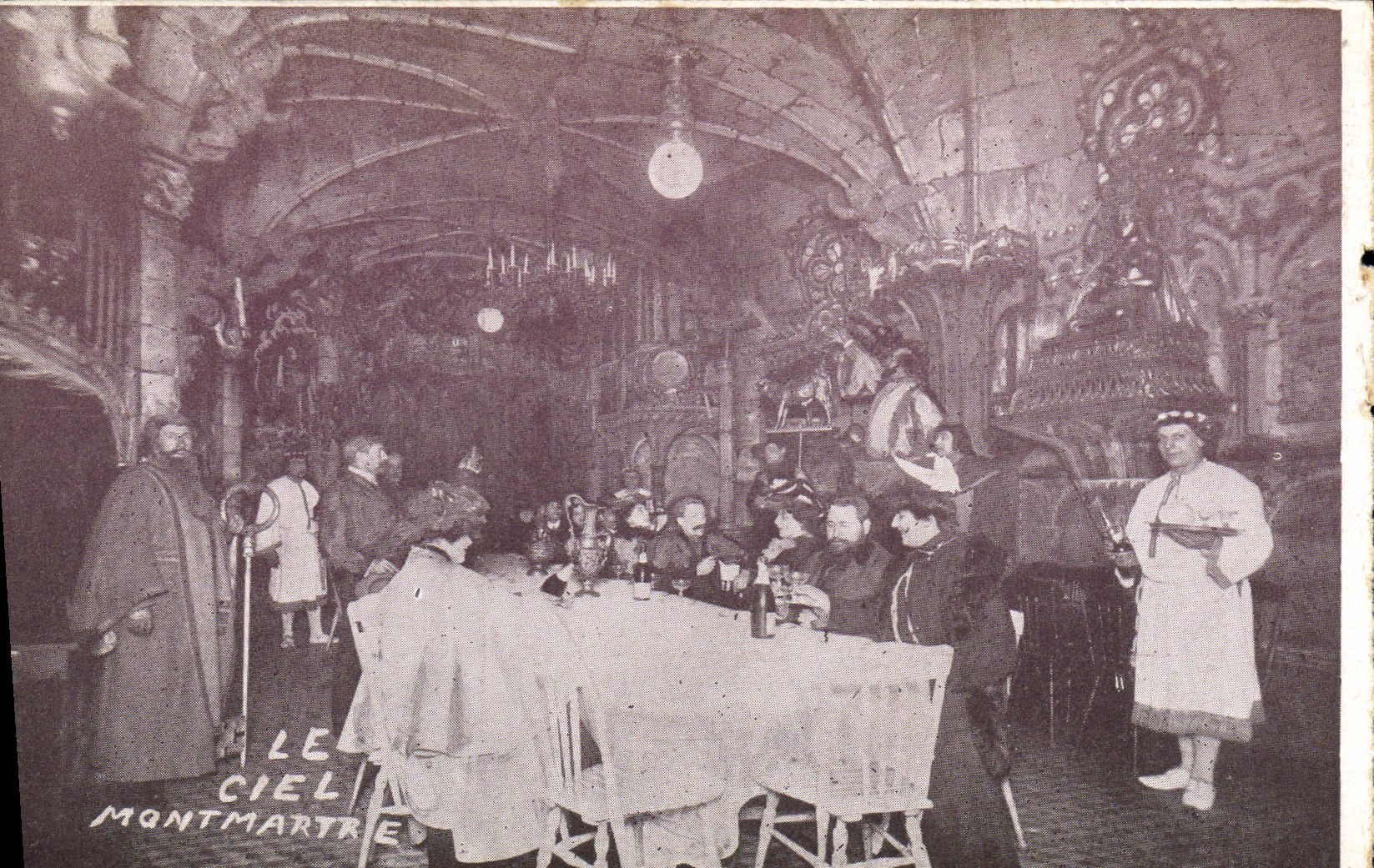 CPA Theatre Paris Montmartre Le Ciel Diable 