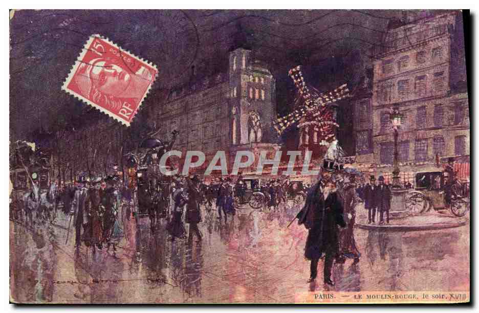 CPA Theatre Paris Moulin Rouge 