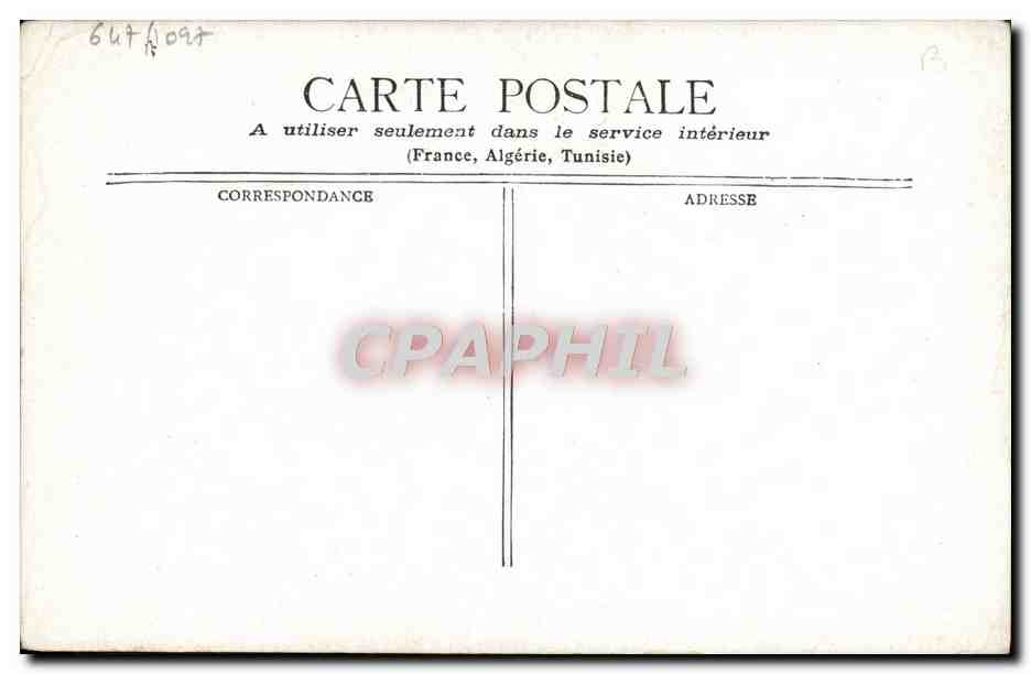 CPA Theatre Bordoni Paris Aux varietes — Verso