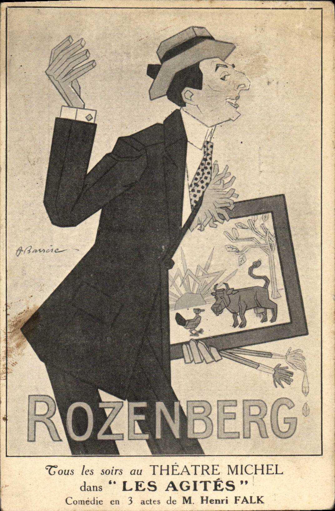 Comédie "Les Agités" — Rozenberg — Théâtre Michel