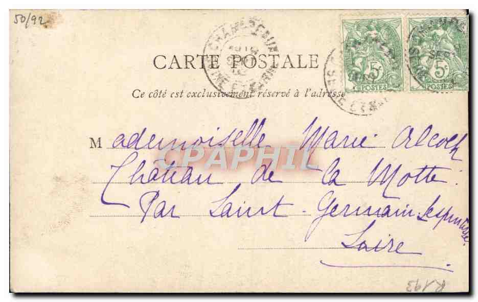 CPA Theatre Got de la Comedie Francaise — Rückseite