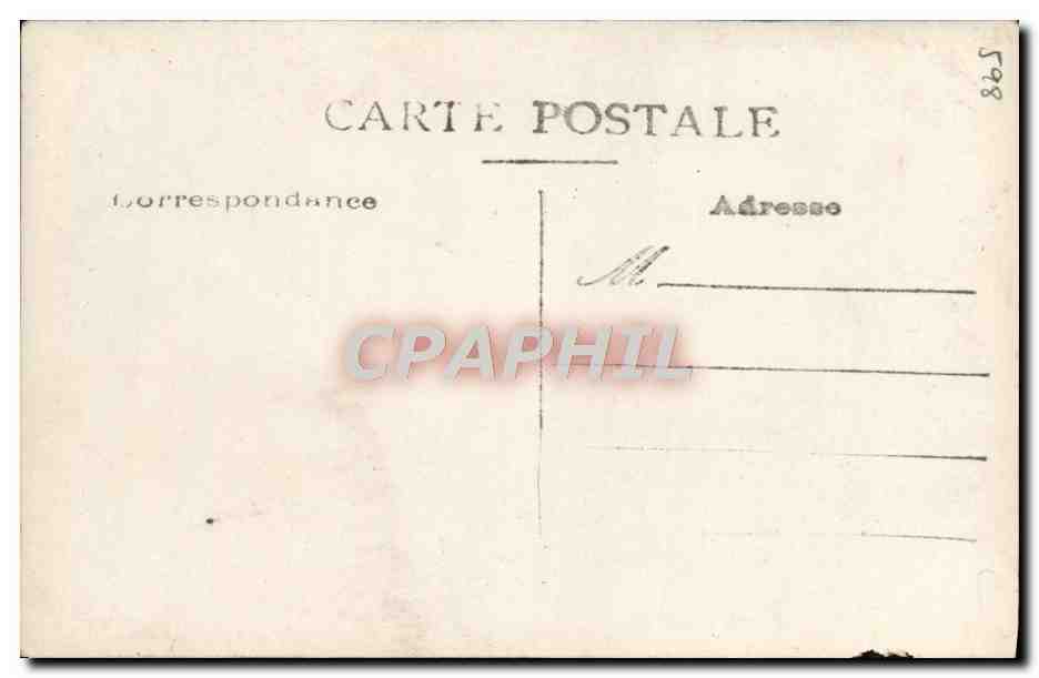 CARTE PHOTO Femme dansant — Rückseite