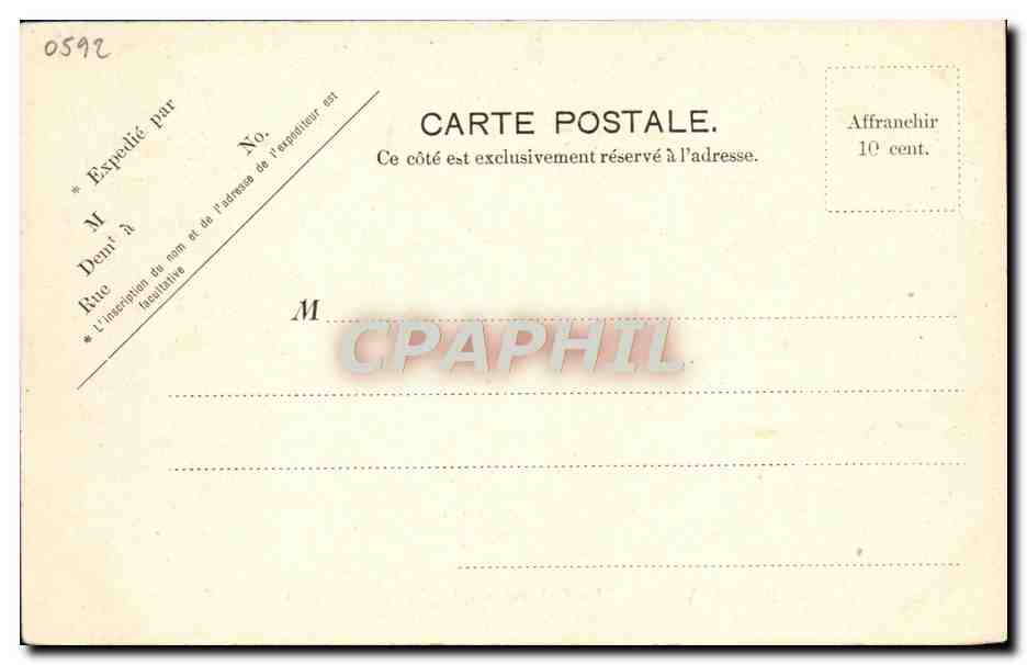 CPA Paris Montmartre Cabaret du Lapin Agile Rue St Vincent — Rückseite