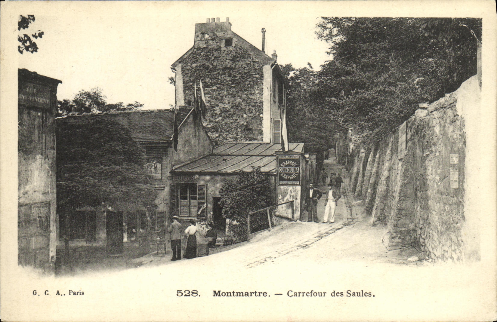 CPA Paris Montmartre Carrefour des Saules 