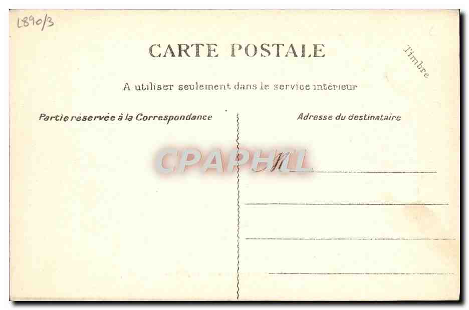 CPA Paris Montmartre Carrefour des Saules  — Rückseite
