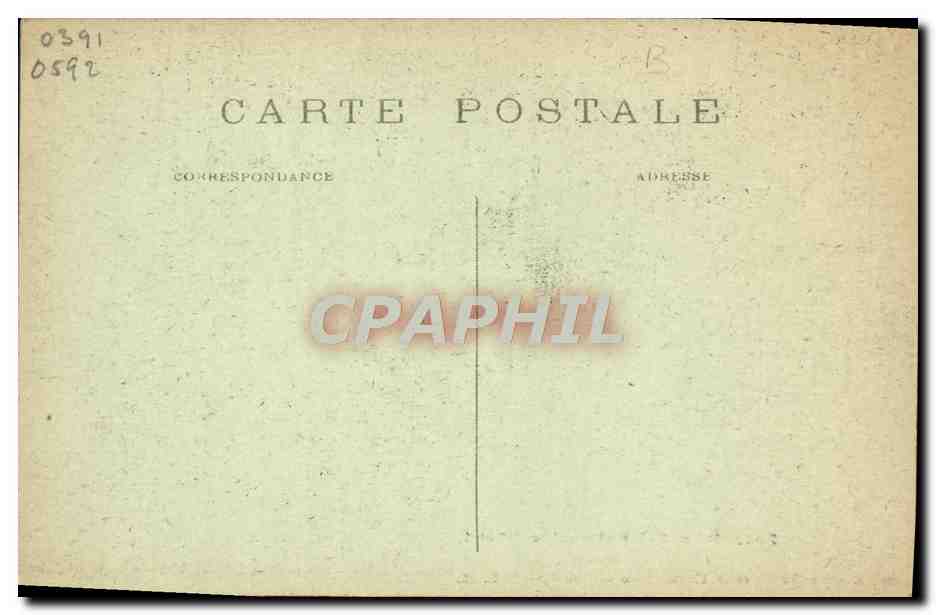 CPA Paris Montmartre La rue des Aules et le Cabaret du Lapin Agile  — Rückseite