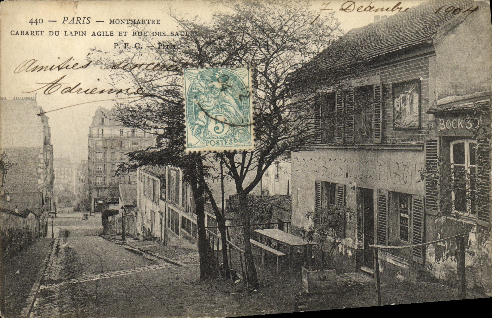 CPA Paris Montmartre Cabaret du Lapin Agile 