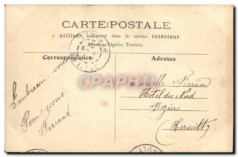 Paris Vécu — Descente de bateau — L. J. & Cie, édit., Angoulême-Paris — Reverso