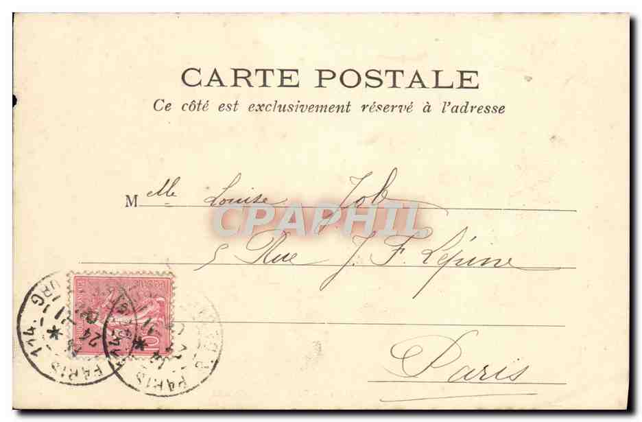Pescadores de París — París Vécu — L. J. & Cie, editor, Angoulême-París — Reverso