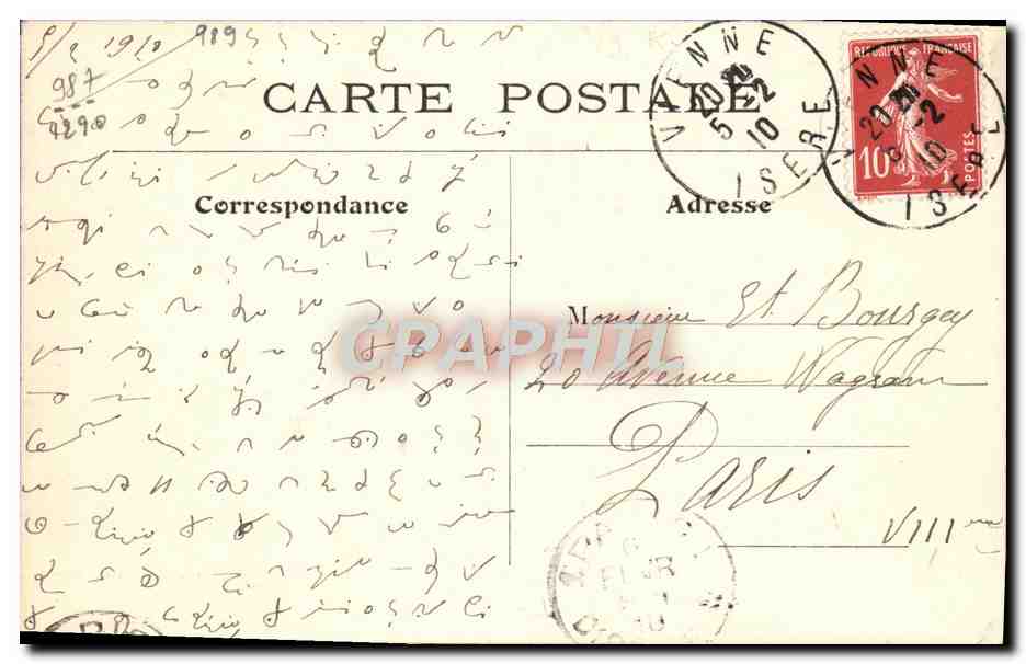 Paris Erlebt — Pariser Fischer — L. J. & Cie, Verlag, Angoulême-Paris — Rückseite