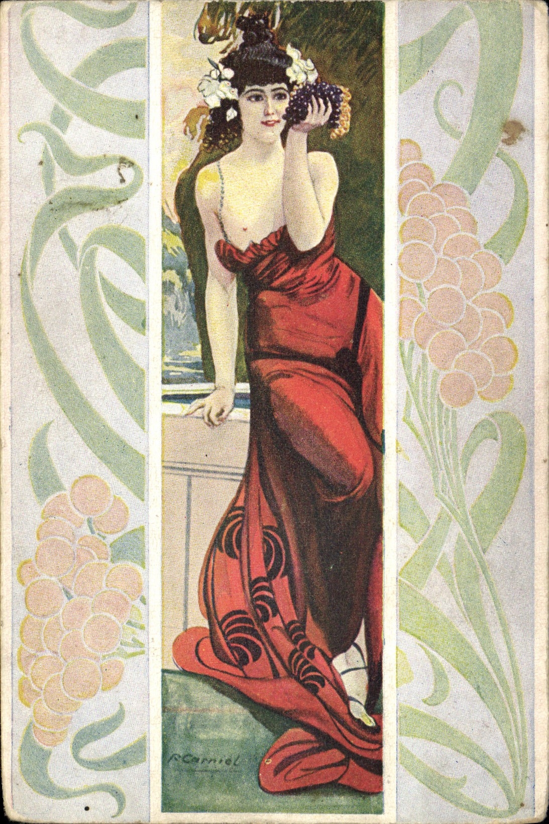 CPA Fantaisie Femme 