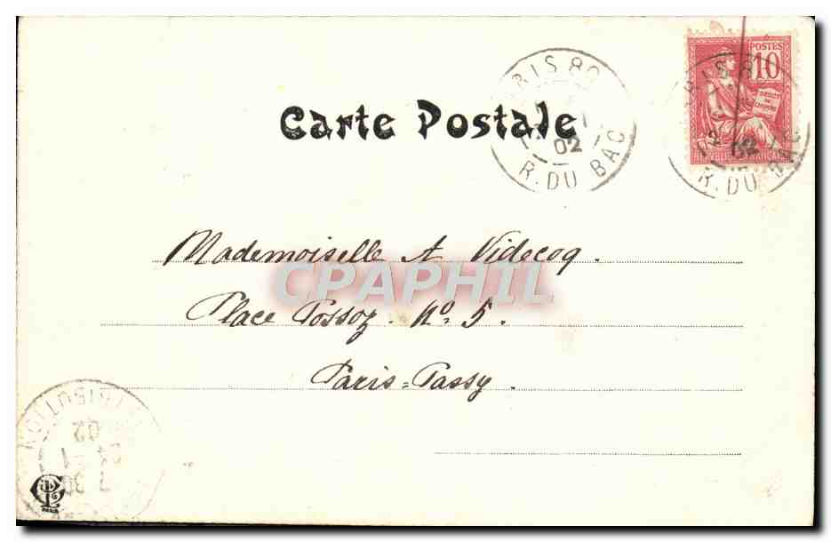 CPA Fantaisie Femme L'emeraude — Reverso