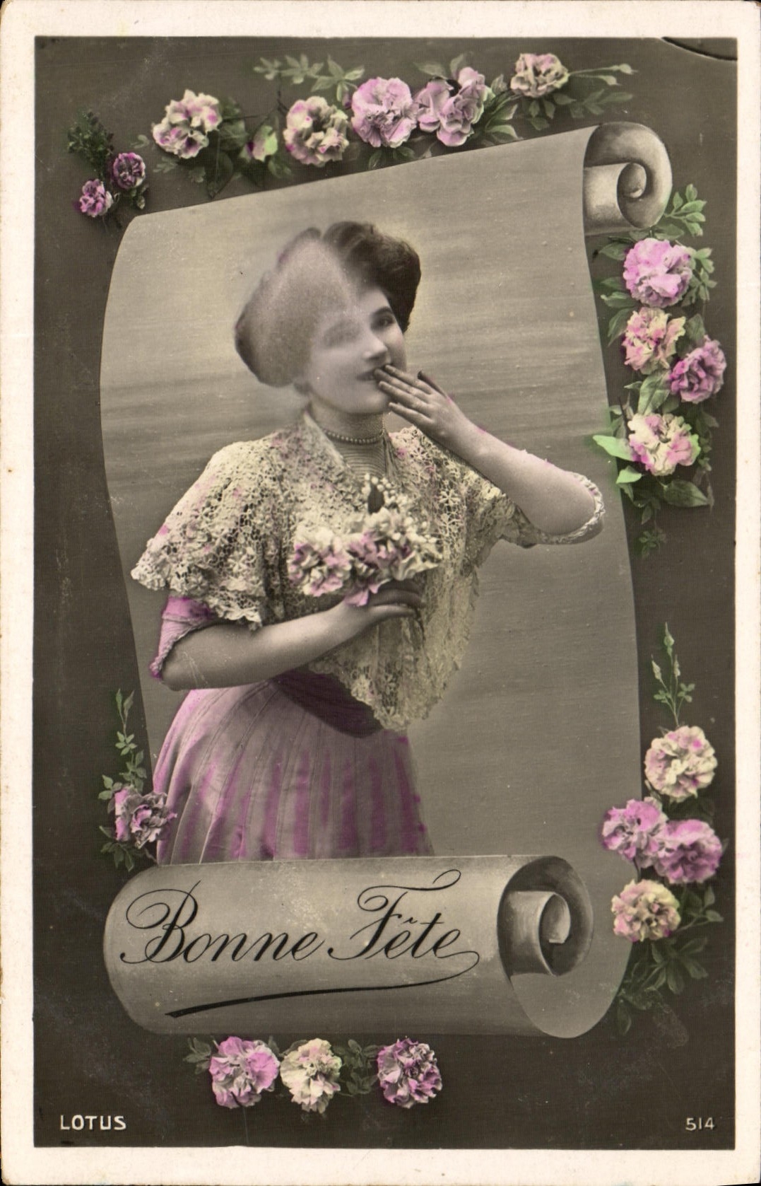 CPA Fantaisie Femme 