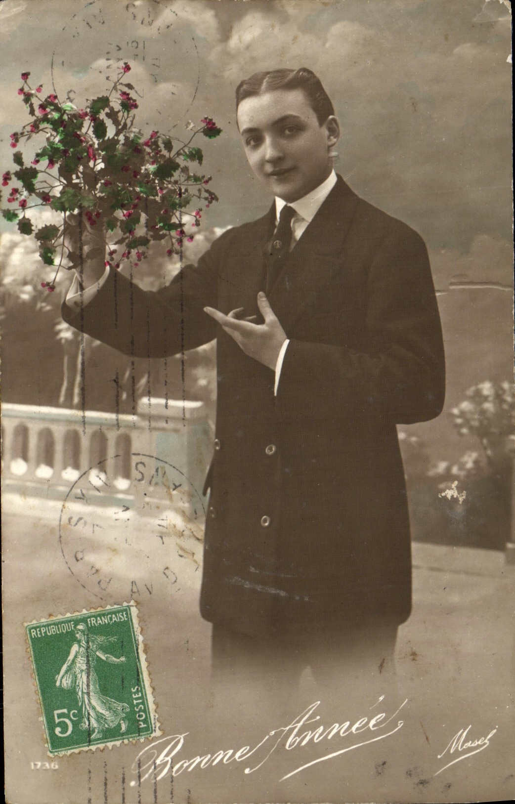 CPA Fantaisie Homme 