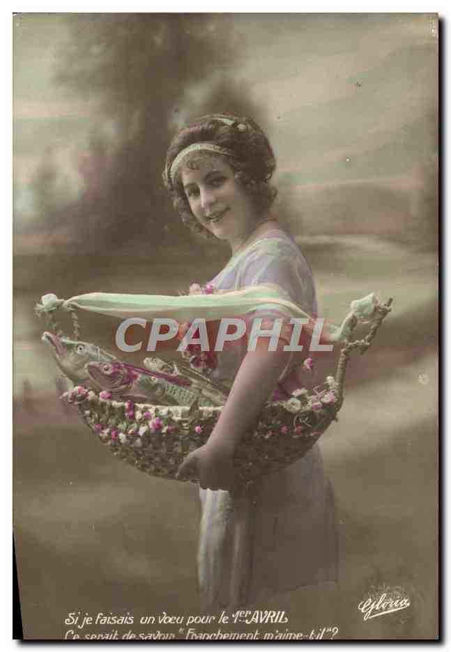 CPA Fantaisie Femme 