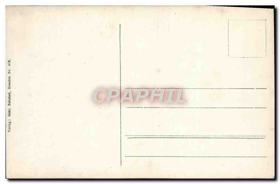 CPA Fantaisie Irma Tervani Orpheus — Verso