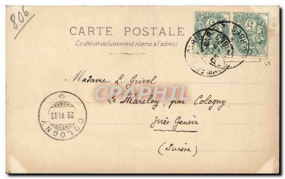 Femme en costume d'époque — La Patrie, organe de la Défense Nationale — Redtunger, Paris — Achterkant