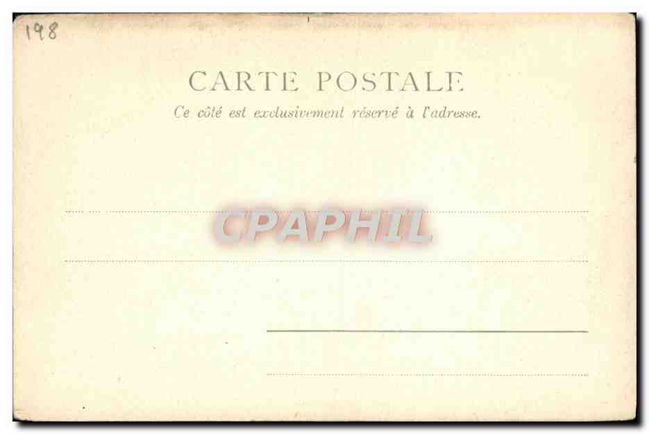 CPA Bateau Guerre Requin  — Verso