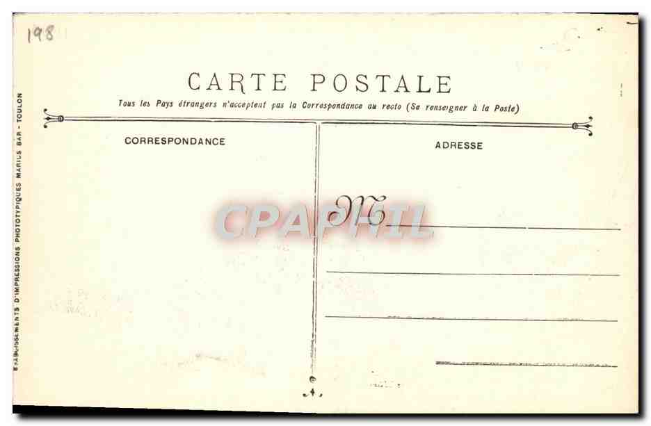 CPA Bateau Le Croiseur Cuirasse Leon Gambetta  — Verso