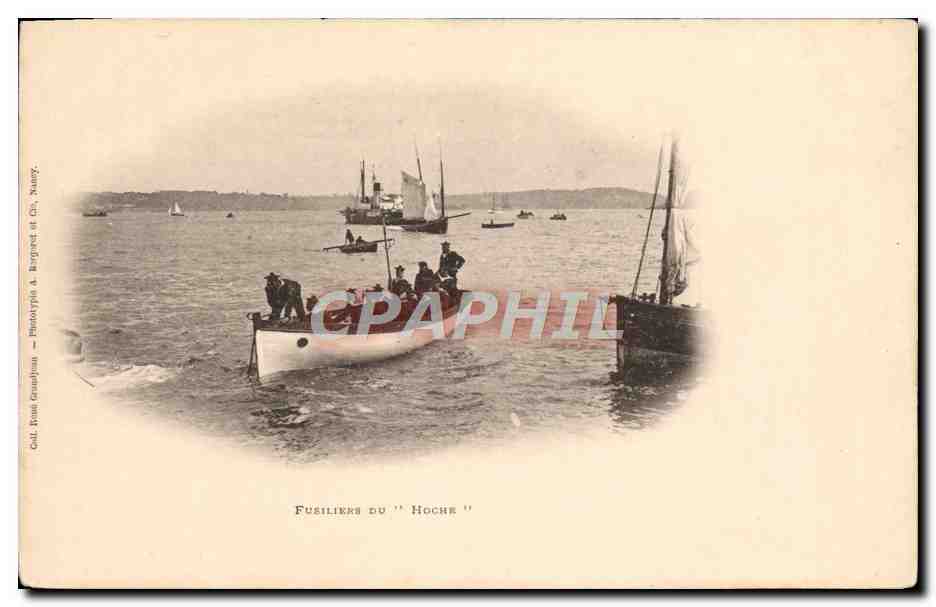 Fusiliers du 'Hoche' — Photographie de la marine — Éditeur : Gall, Rinal, Grandjean & Burgard à Ch. Namy