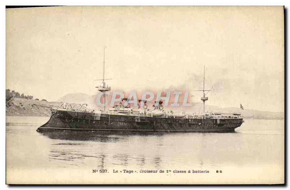 Le « Tage », croiseur de 1ère classe à batterie — N° 537 — B.G.