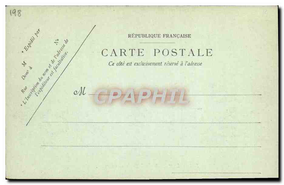 CPA Bateau Le Montcalm Croiseur Cuirasse — Verso