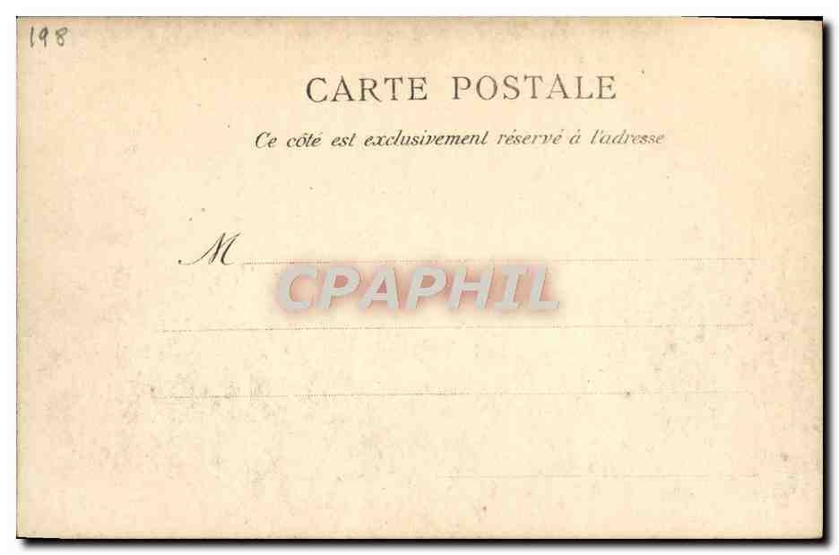 CPA Bateau Le Richelieu Croiseur d'escadre a fort central — Verso