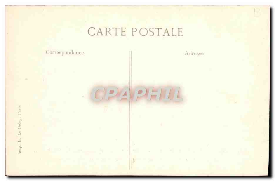 Marine Nationale — "République" — Cuirassé d'Escadre, 14.808 tonnes — E. Le Deley, Paris — Reverso
