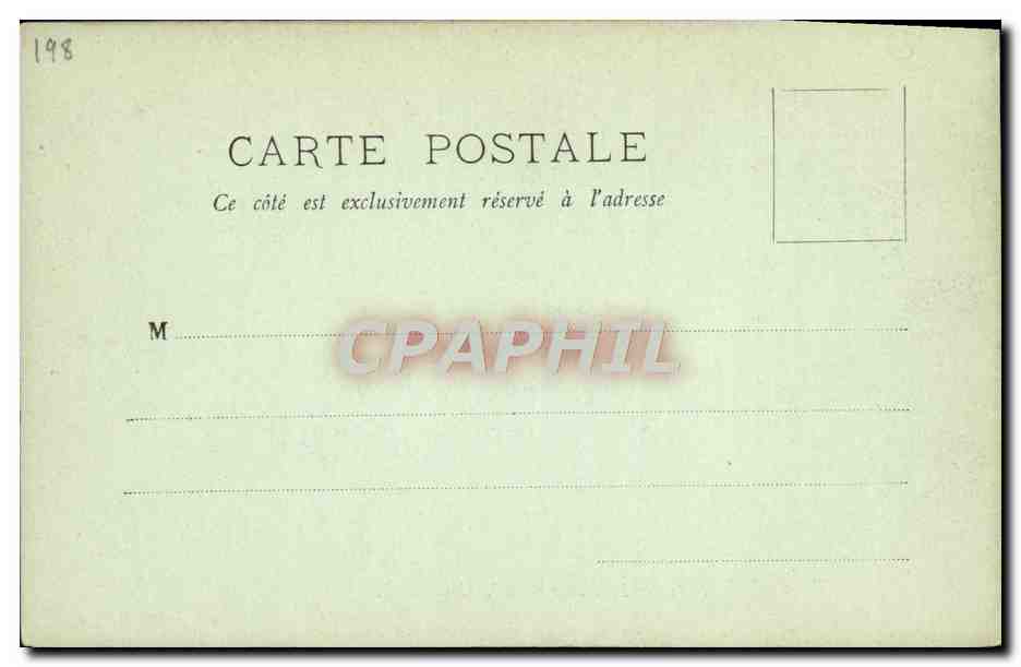 CPA Bateau La Marseillaise — Verso