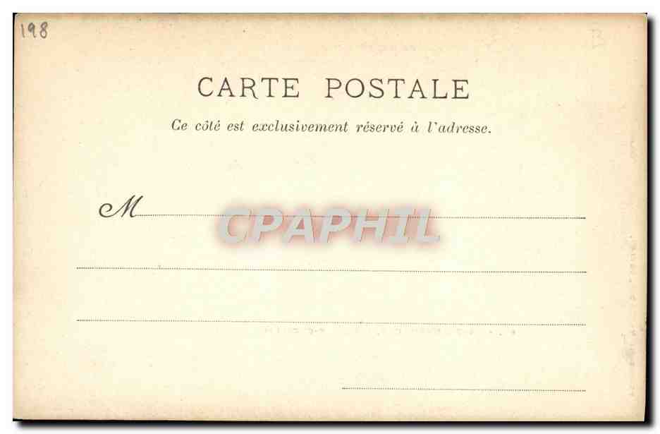 Châteaurenault, croiseur-corsaire — Marine militaire française — Phototypie Marius EAF, Toulon, n°60 — Verso