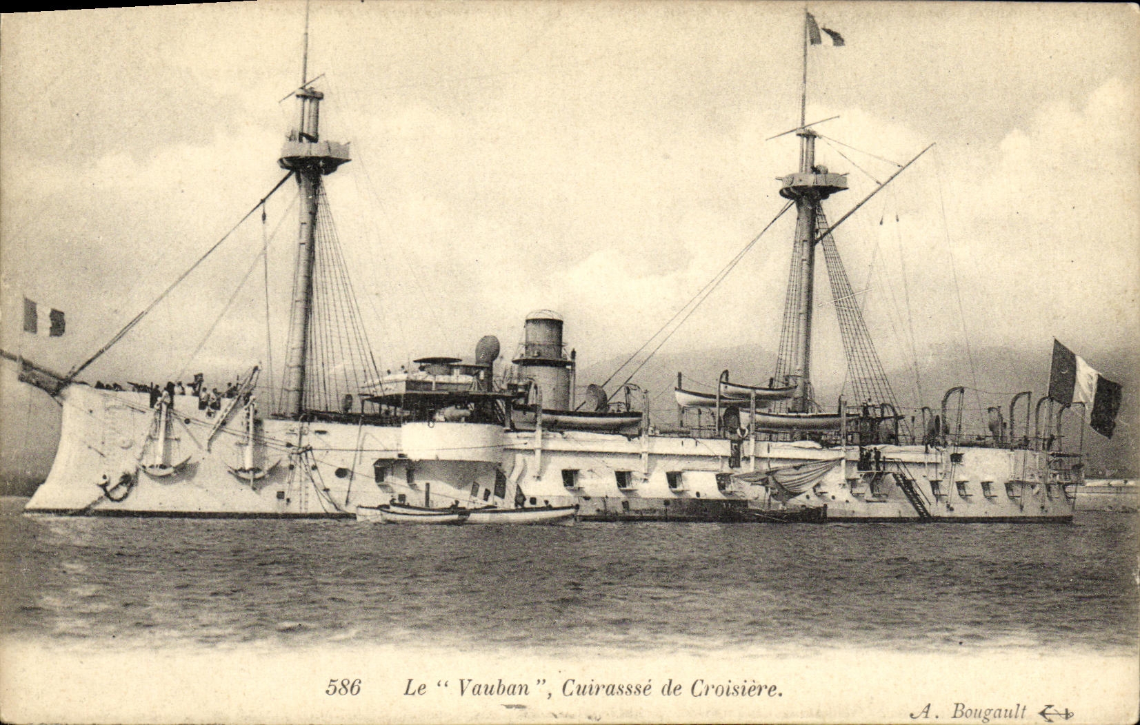 Le "Vauban", Cuirassé de Croisière — A. Bougault, n° 586