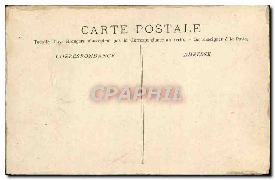 Le Suffren — croiseur de l'escadre de la Méditerranée — A. Bougault n°423 — Verso