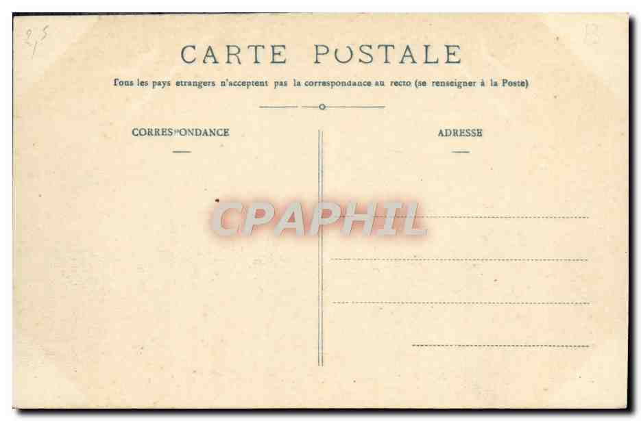 CPA Bateau La Democratie Cuirasse d'escadre  — Verso