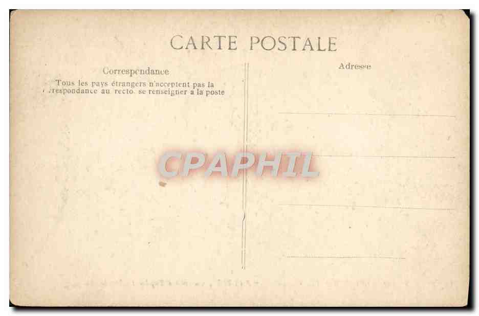 CPA Bateau Patrie Cuirasse d'escadre — Verso