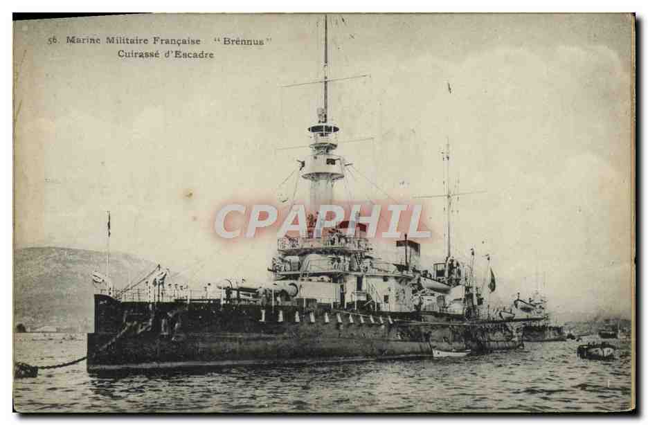 CPA Bateau Brennus Cuirasse d'escadre