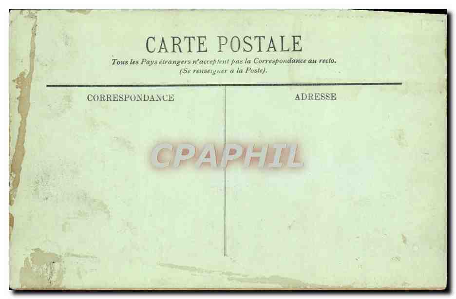 CPA Bateau Brennus Cuirasse d'escadre — Verso