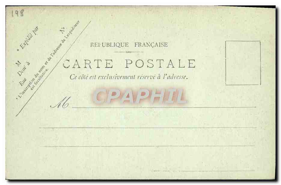 CPA Bateau Le Descartes Croiseur de 2eme classe — Verso