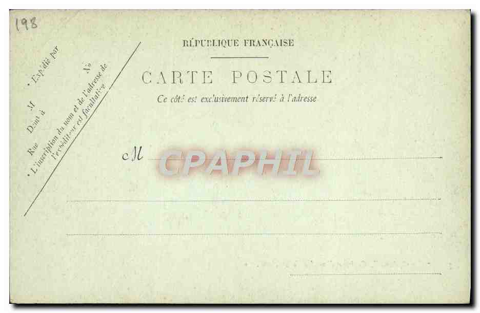 CPA Bateau Le d'Assas Croiseur d'escadre de 2eme classe — Verso