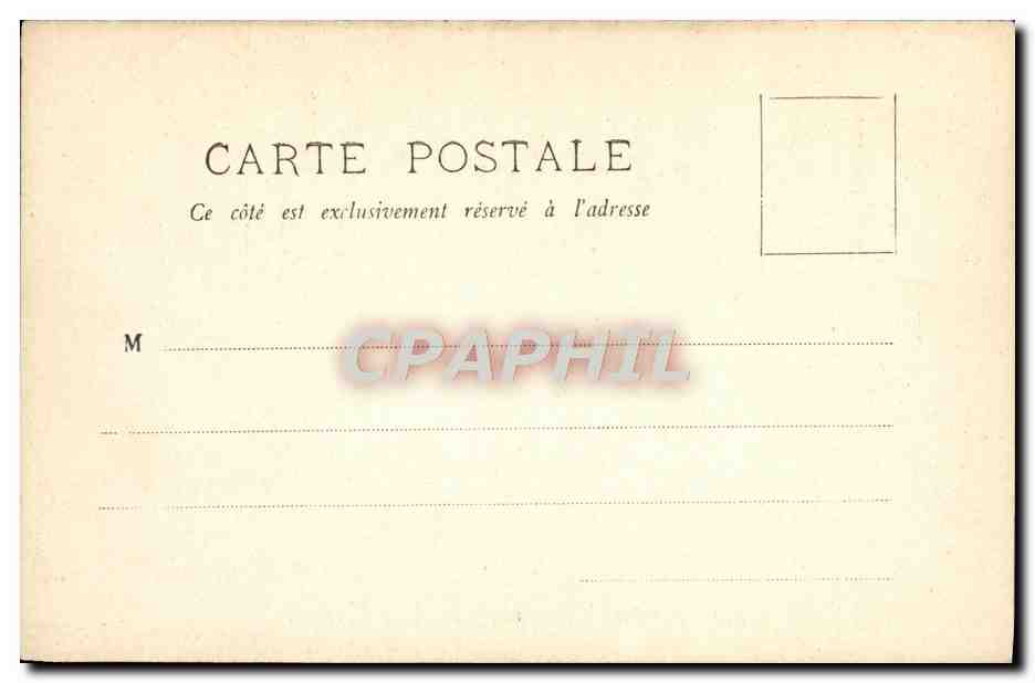 CPA Bateau La Gaulois Cuirasse d'escadre a tourelles — Verso