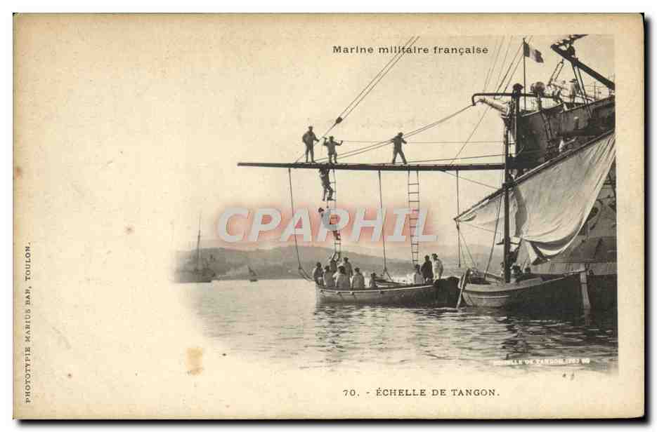 CPA Bateau Echelle de Tangon