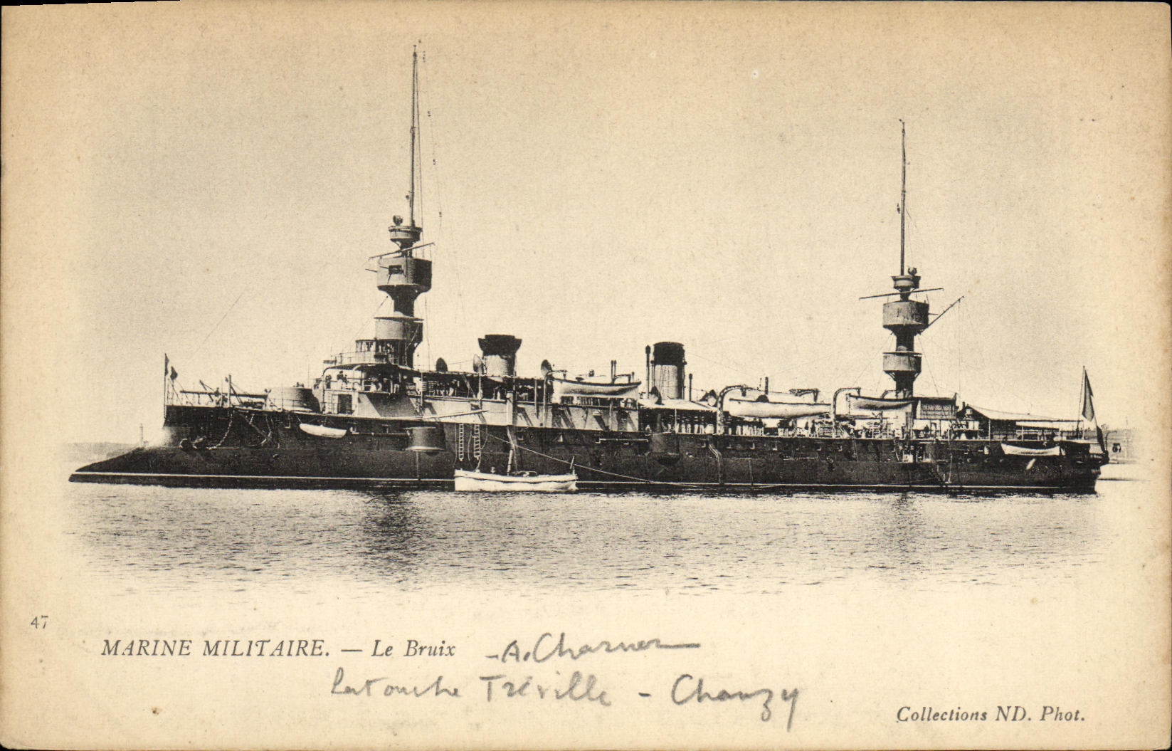 Marine Militaire — Le Bruix — Collections ND. Phot. - Recto