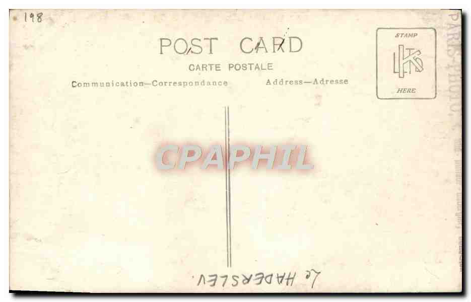 CARTE PHOTO Bateau Le Haderslev — Rückseite