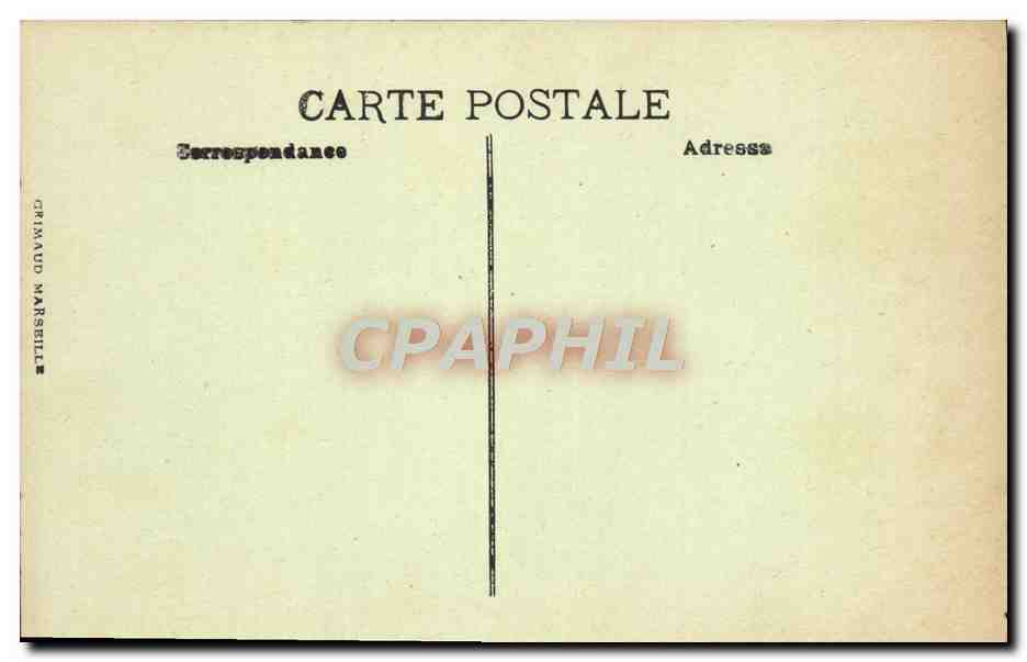 S S PIERRE LOTI — Paquebot de la Cie des Messageries Maritimes — éditeur Grimaud Marseille — Verso