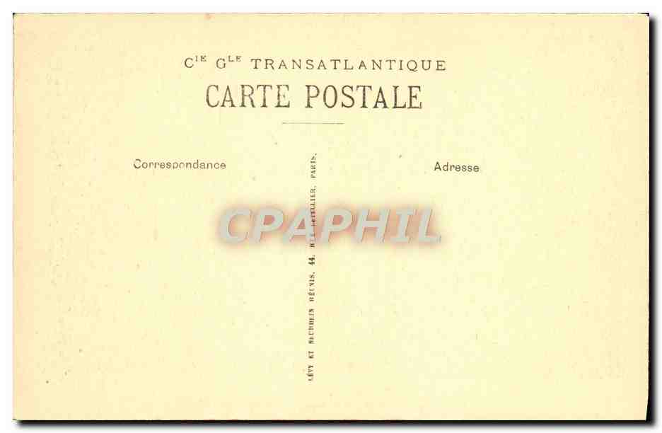Salon de l'Appartement de Grand Luxe — Paquebot « PARIS » — Achterkant