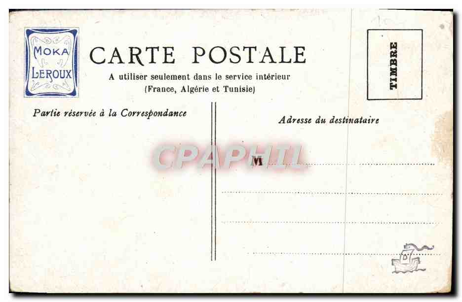 CPA Bateau Canot de sauvetage Mouette Besnau  — Rückseite