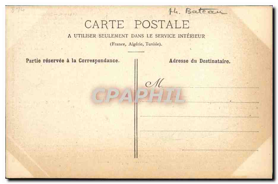 CPA Bateau Retwisan Cuirasse d'escadre Saint Petersbourg Russie Russia Japon  — Verso