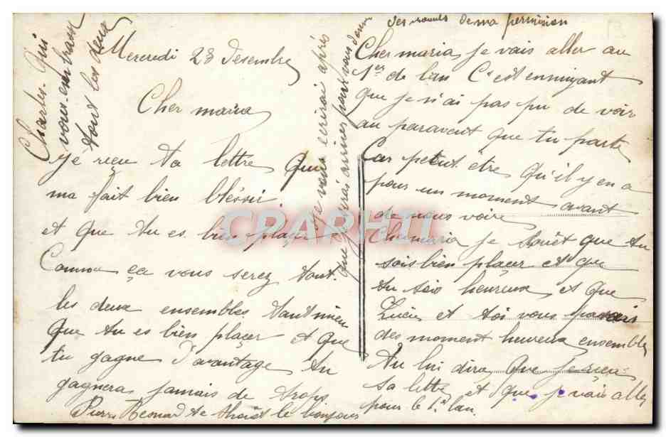 Le Guichen, Croiseur de 1ère Classe — Un Bonjour du "Guichen" — Éditeur S. S. Corthory — Reverso