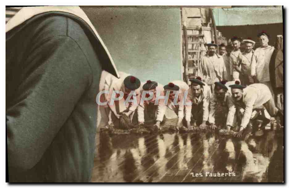 CPA Bateau Les Fauberts Marins 
