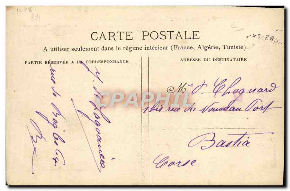 CPA Bateau Naufrage du Montgomery Aspect de la cassure a maree basse — Verso